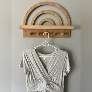 NWT Pink Blush Maternity Maxi Dress